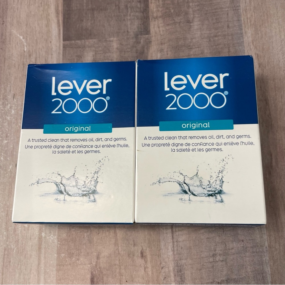 Lever 2000 Bar Soap, Original - 3.4 oz - 2 Bars in Box